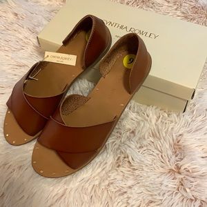 Cynthia Rowley Fiona Open Toe Brown Sandals